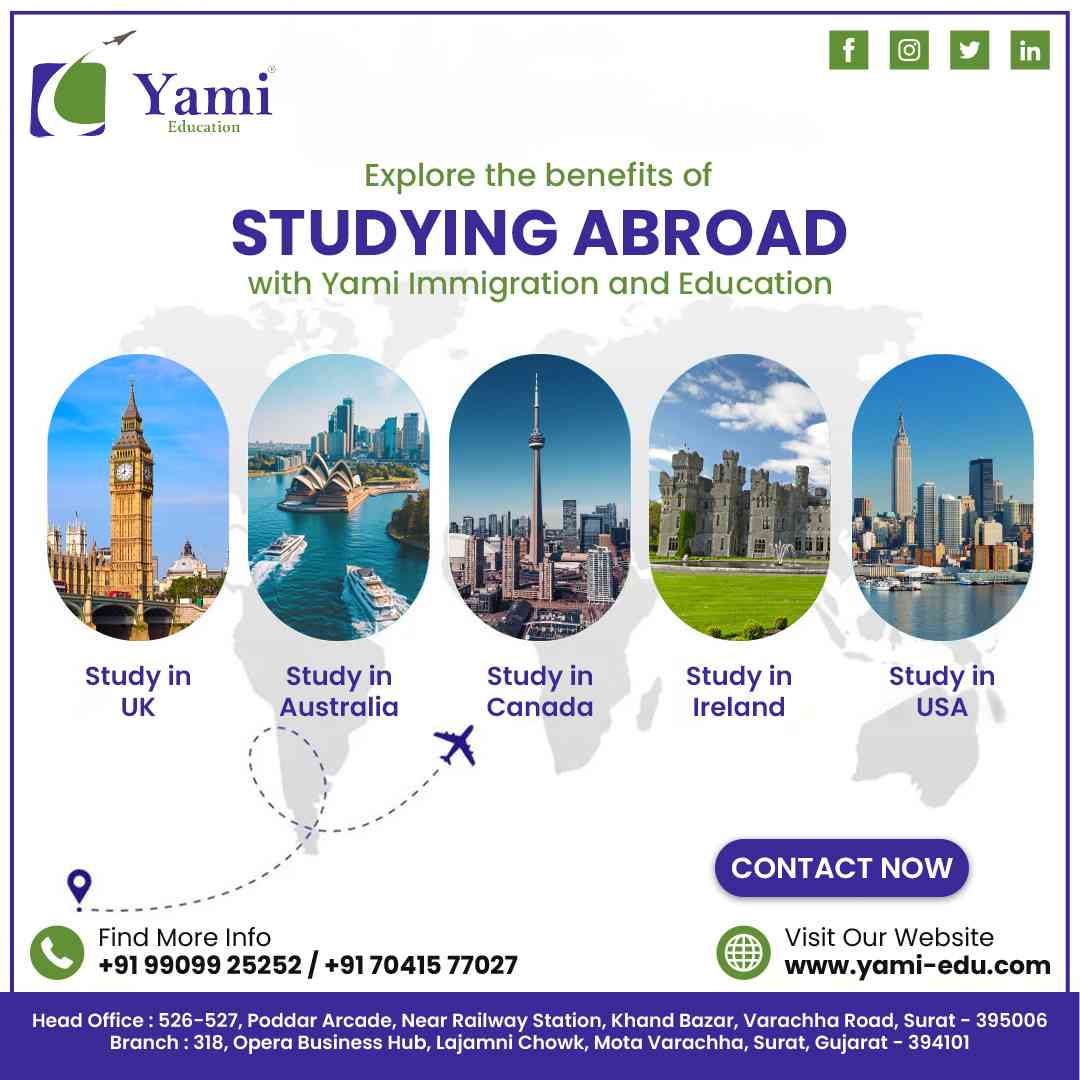 Study Abroad Benefits with Yami Immigration Experts